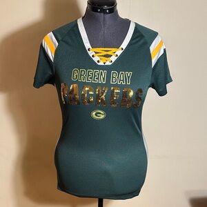 Green Bay Packers Women's Green Jersey Top